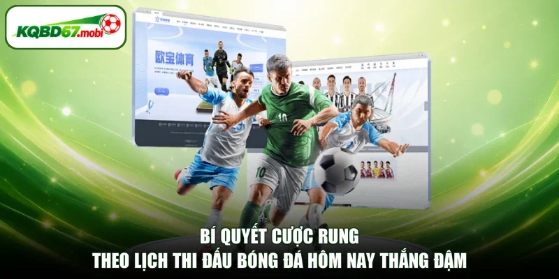 Bí quyết cược rung theo lịch thi đấu bóng đá hôm nay thắng đậm