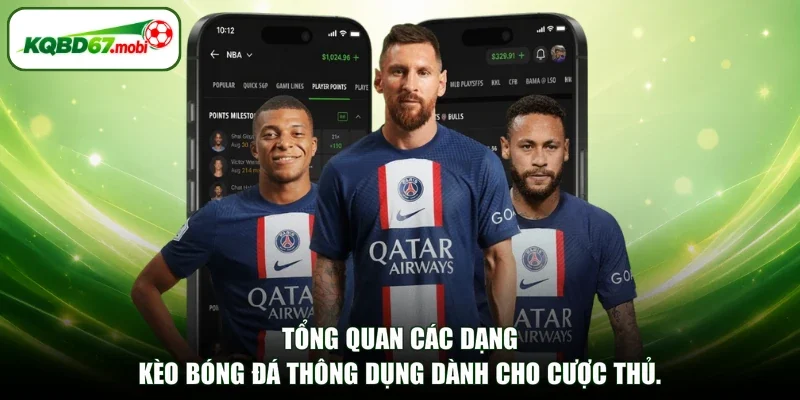 Tổng quan các dạng kèo bóng đá thông dụng dành cho cược thủ.